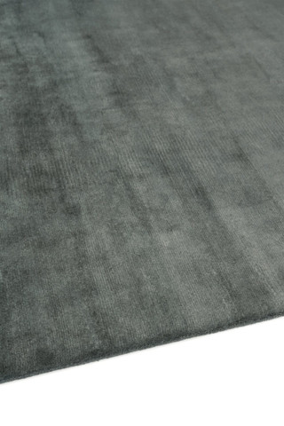 Mohair Sheared rug in Aegean, angled flatshot showing pile direction