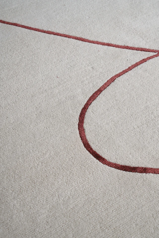 Plexa Ruby Tibetan Wool Cut Pile rug