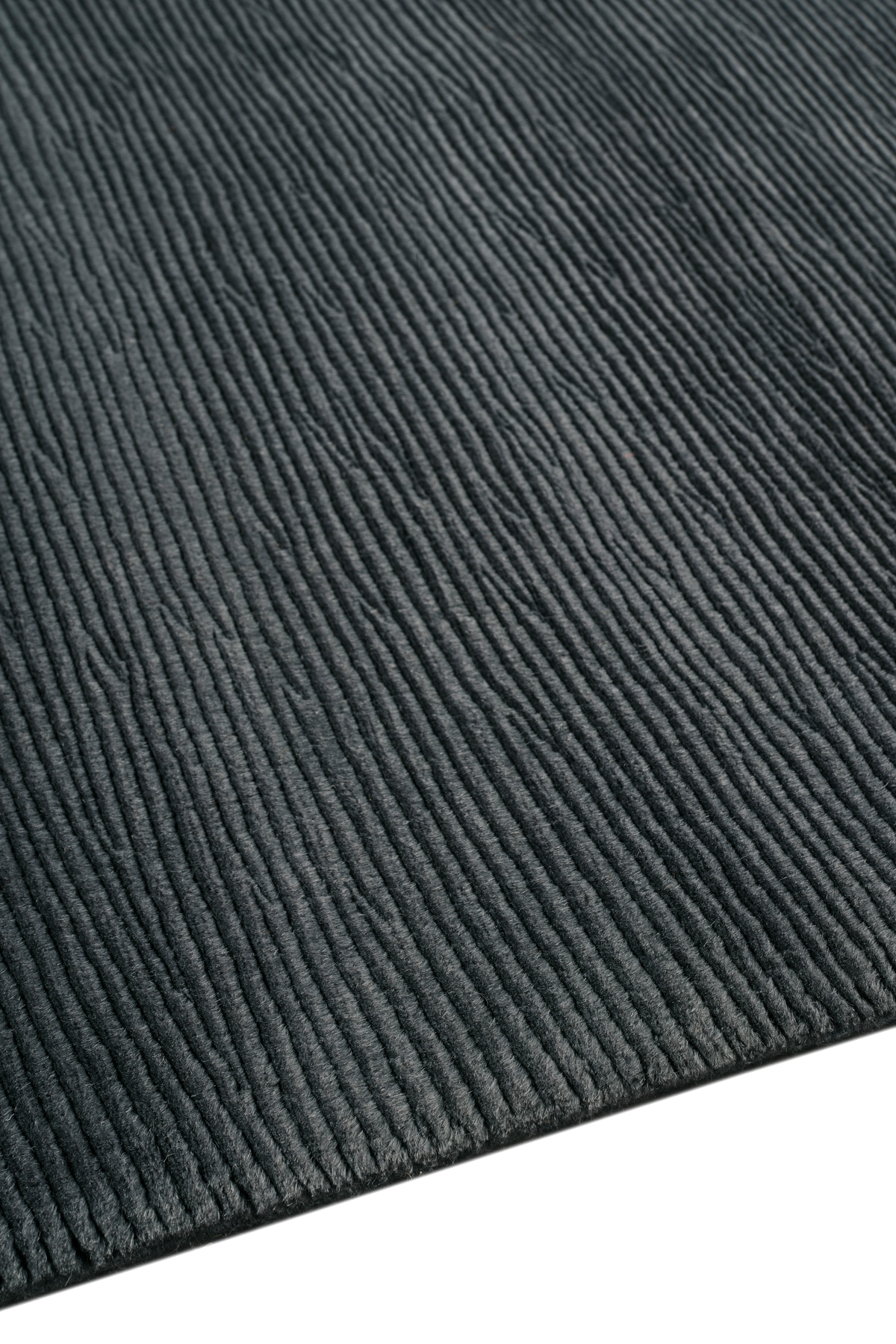 Mohair Ripple Blue by The Rug Company - sidepile image