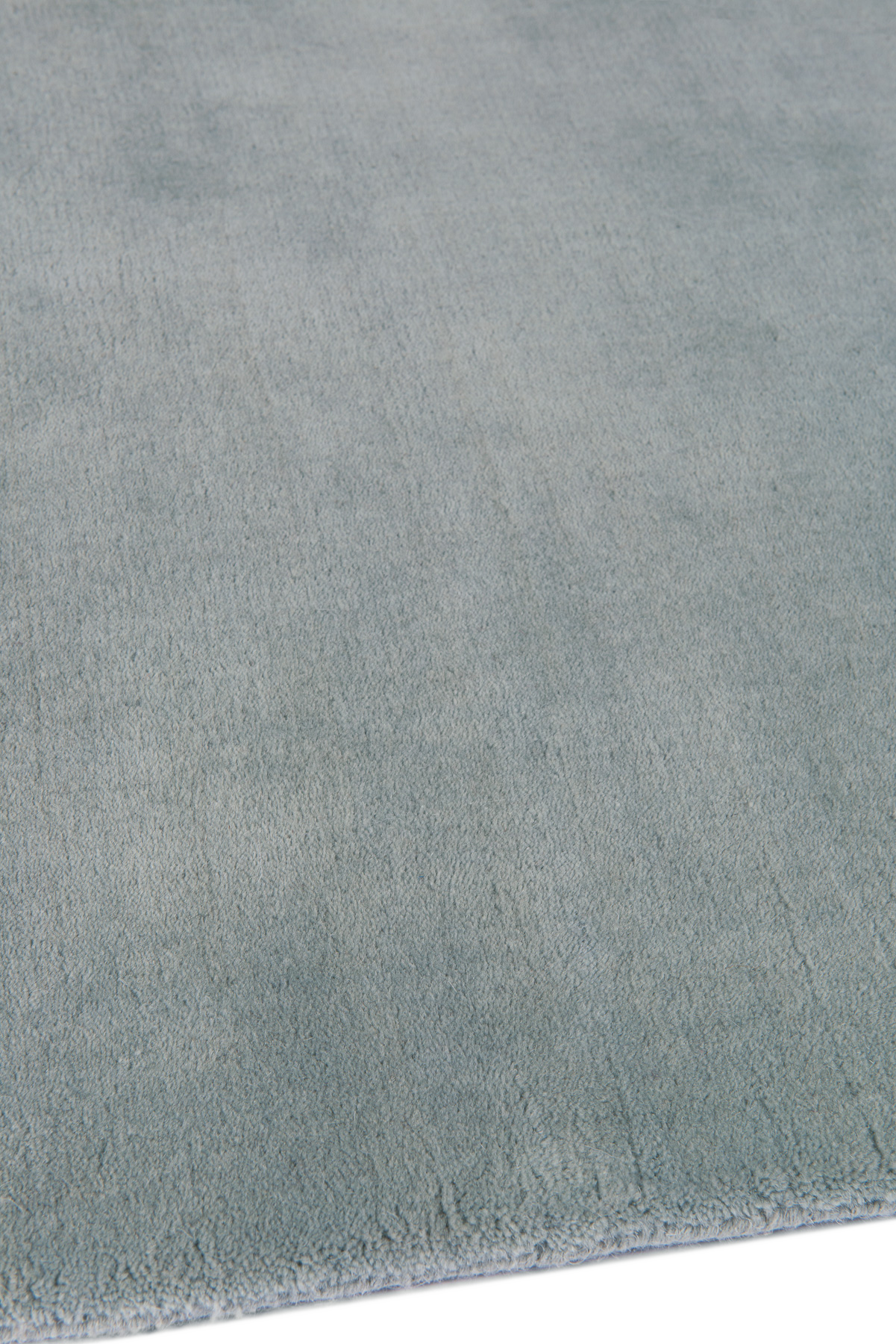 Lots Blue Plain Wool rug by Farrow & Ball sidepile image