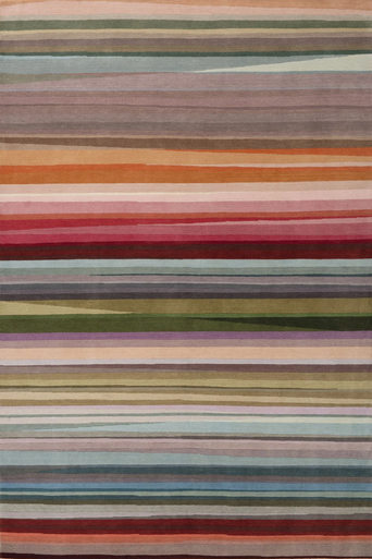 Parachute Sky Tibetan Wool Cut Pile rug by Paul Smith