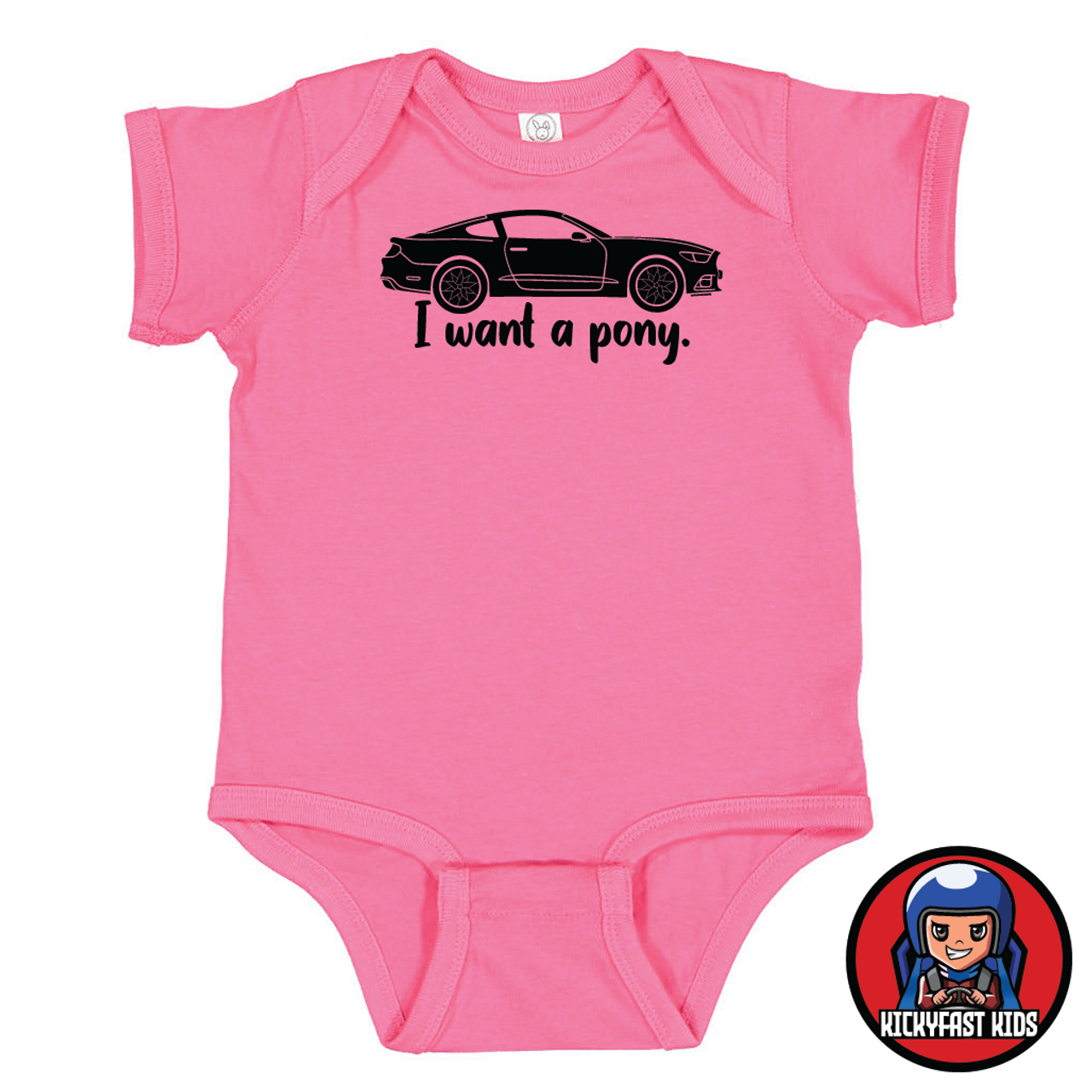 I want a Pony - Ford Kids - shirts Mustang shirts tee Kids Mustang