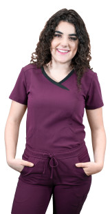 882 Mock Wrap Top