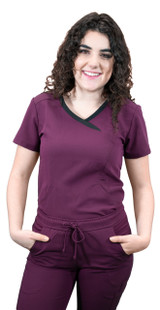 882 Mock Wrap Top - Sale
