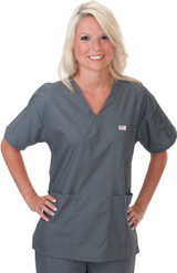 221 Unisex V-Neck Scrub Top - Clearance