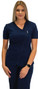 575 Excel 4-Way Stretch Asymmetrical Zipper Top
