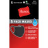 Hanes unisex Adult Masks - 1 Case of 24