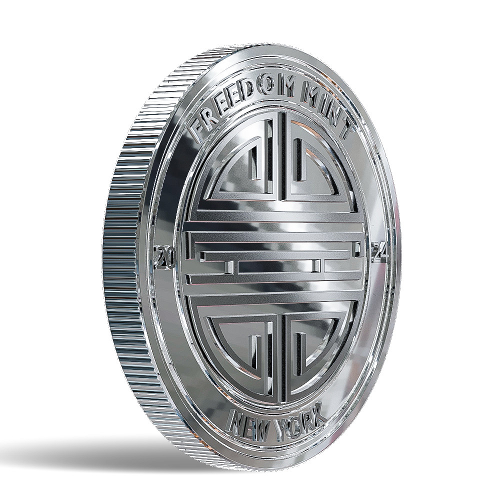 THE CARD PLAYERS 1oz 999 silver coin