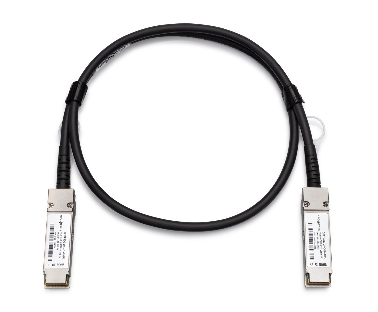 Brocade Compatible 58-0000041-01 QSFP+ to QSFP+ Active Twinax Cable 40G  CR4 1-Meter 1m DAC 58-0000041-01-HPC