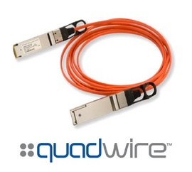 Finisar Quadwire FCBN414QB1C03 3m 56G QDR QSFP+ Active Optical Cable