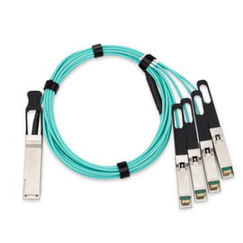 Fortinet Compatible FG-TRAN-QSFP-4SFP-20 Breakout Active Optical Cable