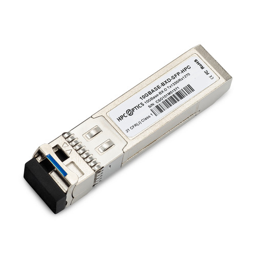 Force10 Dell Compatible F10-SFP10G-BXD40 10GBASE-BX-D 40km Bi-Directional SFP+ Transceiver