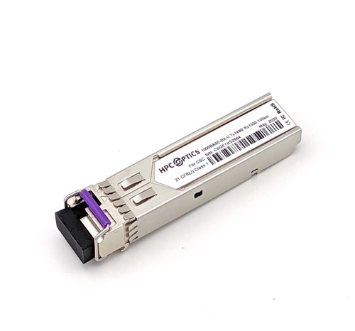 Enterasys Compatible MGBIC-BX120-U 1000BASE-BX-U BIDI 120km Bi-Directional SFP Transceiver