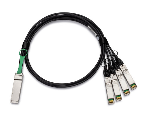 Edgecore Compatible ET7402-25DAC-2M QSFP28-4xSFP28 Twinax Breakout Cable