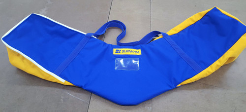 Each Rigger is individually sleeved in it's own zippered compartment. Fully padded for maximum protection. A balanced shoulder bag for easy carrying, and a new clear window for labeling. Each bag holds (2) riggers.