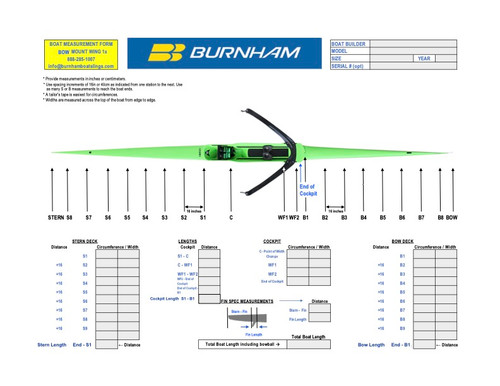 Single Bow Mount Wing Measurement Form
