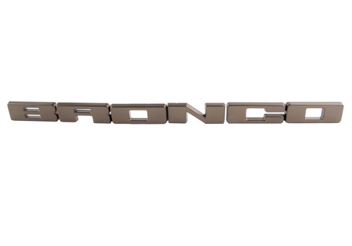 Bronco Grille Lettering Overlay Kit- Bronze
