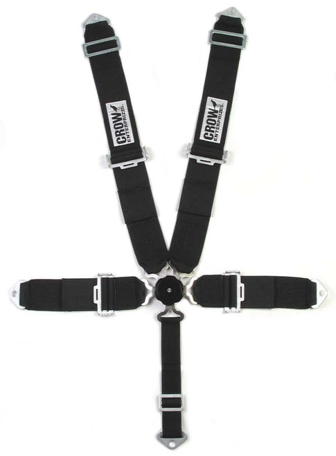 5-Way  Kam Lock  3in 50in Lap Belt Black