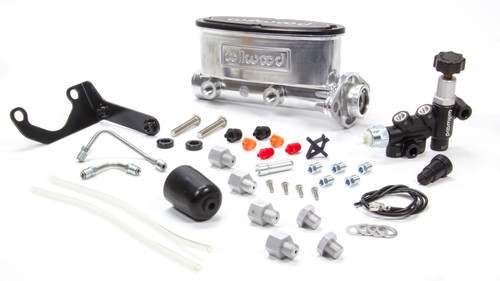 Alum Tandem M/C Kit w/ Brkt & Prop Valve 1.12in Alum Tandem M/C Kit w/ Brkt & Prop Valve 1.12in