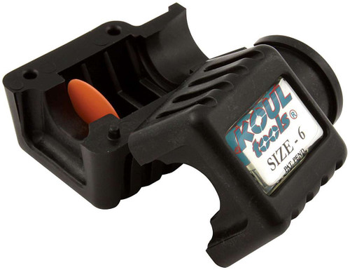 Koul Tool Kit designed for installing stainless steel braided hoses into fittings, helping mechanics and racers simplify hose assembly and create reliable connections.