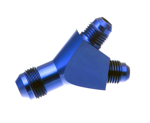 6an Single inlet to 6an Dual Outlet - Blue 6an Single inlet to 6an Dual Outlet - Blue