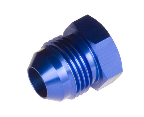 8AN Flare Plug 1/pkg Blue