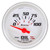 2.0 Dia Oil Pressure Gauge Silver  0-100psi