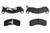Posi-Quiet Extended Wear Brake Pads with Shims a 106.02