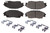 Posi-Quiet Ceramic Brake Pads with Shims and Har 105.0373