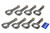 GM LS L/W 5140 Forged I-Beam Rods 6.100in