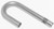 2in Aluminized J-Bend Pipe 3.5 Radius 16 Gauge