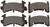 Brake Pads 1978-88 GM Metric