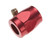 7AN Anodized Hose Finish Red