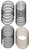 Piston Ring Set 4.615 Bore .043 .043 3.0mm