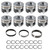 Duramax PowerPak Piston Set 4.075 Bore 6.6L LP5