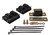 SBC Motor & Trans Mount Kit Zinc Finish Black