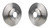 Brake Rotor Set Front Acura / Honda