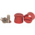 Tear Off Posts Aluminum Red