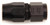 #4 Str Hose End Black