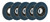 Flap Discs 60 Grit 4-1/2in with 7/8in Arbor