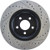 Sport Drilled/Slotted Br ake Rotor 127.61112R