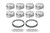 GM LS Piston Set 4.075 Bore -22.9cc.