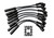 X9000 Spark Plug Wire Set GM LS 12in Long Blk