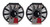 Wheel Cooling Fan Pair External Milwaukee 18V