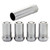 Wheel Locks 14mm x 1.5 Cone Seat 4 Pack Chrome
