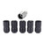 Wheel Locks 5Pcs. 18- Jeep JL 14mm x 1.5 Black