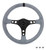 Ultrasuede Steering Wheel Race Gray