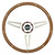 GT3 Cobra Style Wood Ste ering Wheel 14in Polish GT3 Cobra Style Wood Ste ering Wheel 14in Polish