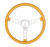 Steering Wheel Mtl Flake Gold/Spoke Chrm 13.5