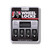 Wheel Locks Acorn Black Chrome 14mm x 1.50 4Pack